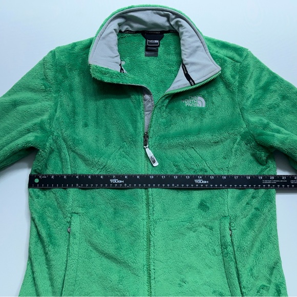 The North Face Osito Fleece Jacket Womens Large Green Full Zip High Pile - Picture 7 of 16